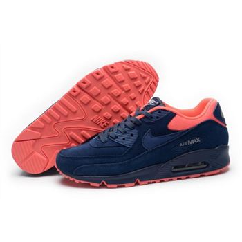 Nike Air Max 90 Mens Shoes Hot On Sale Dark Blue Pink Italy